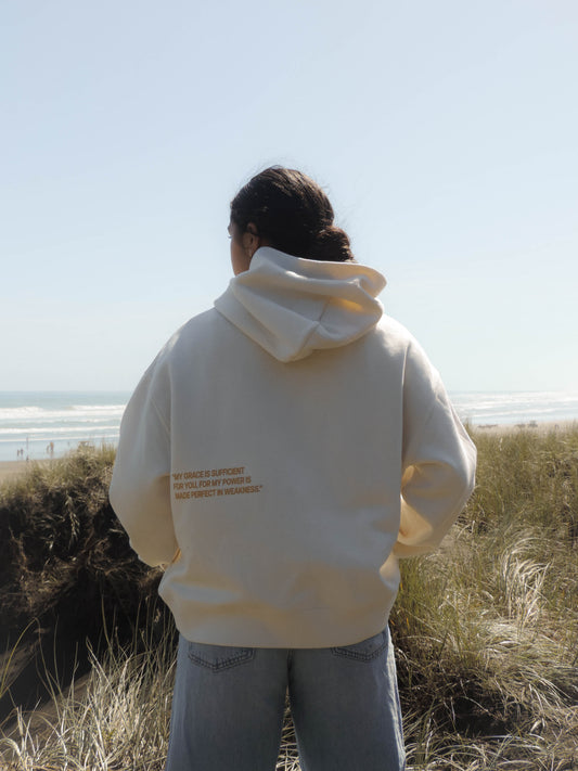 2COR12 Hood - Ecru